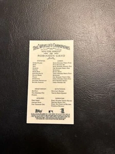 C52c 2010 Topps Allen Ginter Mini #299, Robinson Canó New York Yankees - Picture 1 of 2