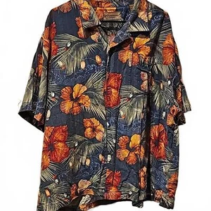 Clearwater outfitters Hawaiian Christmas button down size XXL - Picture 1 of 7