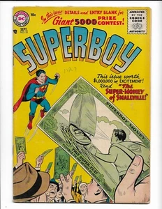 Superboy 51 1956 DC Comics VG+ 4.5 Lana Lang Martha Kent Krypto - Picture 1 of 2