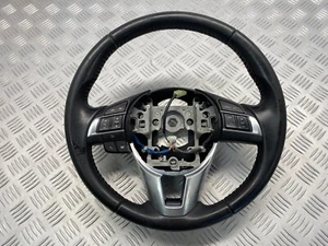 2015 MAZDA 6 LEATHER MULTIFUNCTIONAL STEERING WHEEL GENUINE GHP9K3887 - Picture 1 of 6