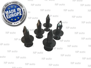 5X AUDI VW BUMPER COVER FENDER SHIELD CLIPS LINER RETAINER FASTENER 8E0825267 - Picture 1 of 4