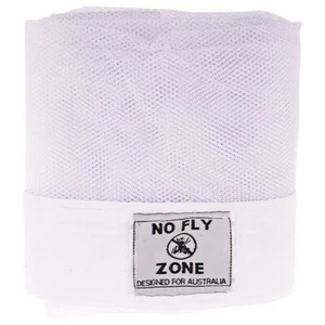 NO FLY ZONE Table throw food cover - White - Picture 1 of 3