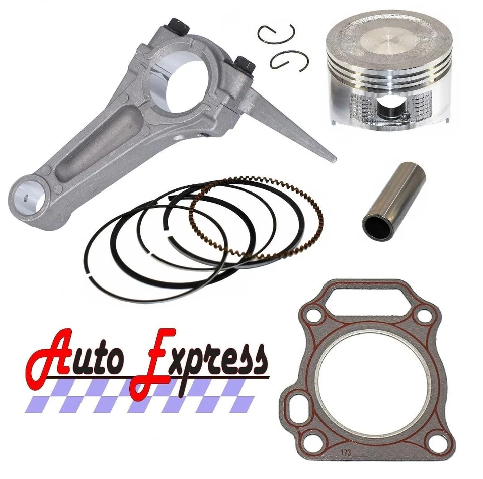 Anillos de pistón Pin Clips Varilla de conexión Junta de cabeza libre para Honda GX390 13HP Foto 1 de 1