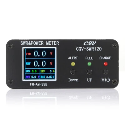 CQV-SWR120 120W SWR & Power Standing Wave Meter Full Color HD Display FM-AM-SSB - Image 1 of 4