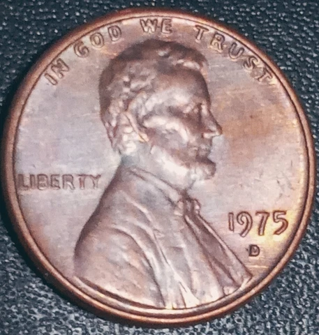 1975 D Lincoln Memorial Penny, DDO/DDR, RPM Errors Off Center Cover