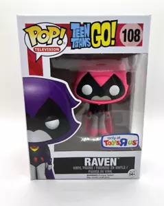 Funko POP Teen Titans Go Pink Raven 108 Toys R Us - Picture 1 of 11