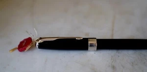 Pen Fountain Pen PARKER Sonnet IN Lacquer Black - Finish Platinum - Gold 18 CT - Picture 1 of 11