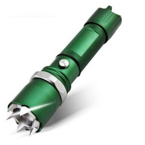 New 2023 Self Defense Electric LED Flashlight Torch Police Electric Light Free