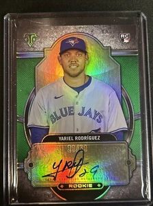 🔥Yariel Rodriguez 2024 Topps Triple Threads RC Auto #RA-YAR Blue Jays 20/50 - Picture 1 of 3