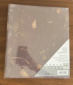 Álbum de fotos MBI 100 páginas páginas páginas magnéticas autoadhesivas nuevo excelente estado - Imagen 1 de 6