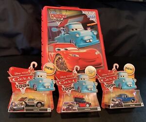 Disney Pixar Cars Toon - 50 Car Slotted Carrying Case w/ Ito San, Yakoza, Kabuto