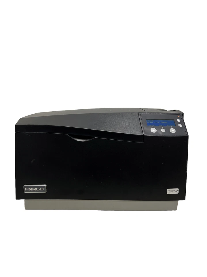 Fargo Direct to Card 550 Thermal USB ID Card Printer X001500 DTC Parts/Repair A - Image 1 of 4