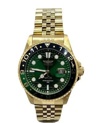INVICTA Pro Diver Herren Uhr, Quarz, vergoldet, neue Batterie, original Box. - Bild 1 von 4