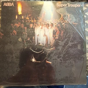 ABBA "SUPER TROUPER" VINYL LP 1980 NEAR MINT - Picture 1 of 5