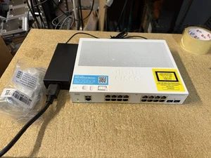 Cisco Business CBS350-16P-E-2G-NA switch Ethernet 16 porte senza alimentazione - Foto 1 di 7
