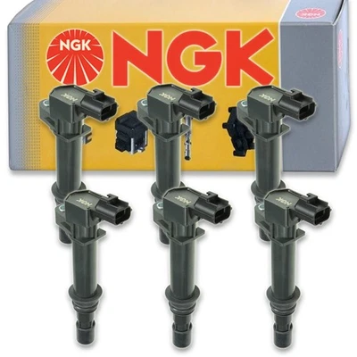 6 шт катушек зажигания NGK для 2004-2008 Dodge Dakota 3,7 л V6 — настройка свечи зажигания tw - Изображение 1 из 4