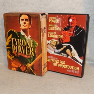 TYRONE POWER Collection DVD Set WITNESS For PROSECUTION 6 Movies Son Fury Blood - Picture 1 of 7