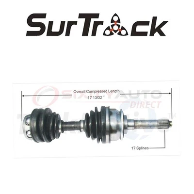 SurTrack CV Axle Shaft for 1983 Chrysler LeBaron 2.2L 2.6L L4 - Constant an Foto 1 de 4