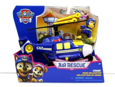 Paw Patrol CHASE Air Rescue Helicopter Missle Launcher Figurine - Image 1 of 2