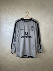 MANCHESTER UNITED 2001 - 2002 CENTENARY GOALKEEPER JERSEY L MEN - Picture 1 of 11