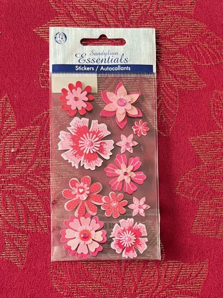 TÚ ELIGES - RARAS HERMOSAS PEGATINAS FLORALES RETIRADAS 3D - SANDYLION Foto 1 de 1