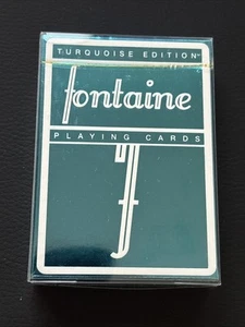Fontaine Spielkarten Türkis Edition Seltene Spielkarten - Bild 1 von 1