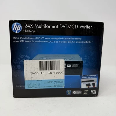 Grabadora de DVD/CD multiformato HP 24x modelo dvd1270i NUEVA SELLADA Foto 1 de 4