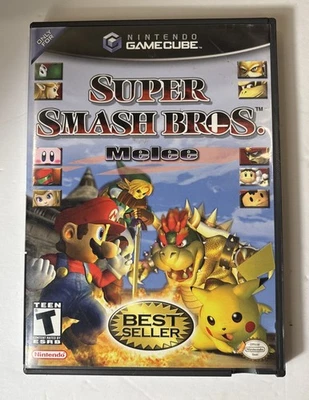 Super Smash Bros Melee (Nintendo GameCube) Includes Manual Free Shipping ! - Image 1 of 4