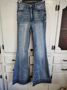 Judy Blue Jeans 1/25 Dark Blue High Waisted Flare Denim  New w/tags - Picture 1 of 8