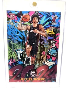 2024-25 Panini Totally Certified Platinum Graffiti #6 Kel'el Ware SP 13/25 RC - Picture 1 of 8