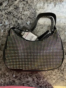 Black With Rhinestones Evening Bag - Picture 1 of 3