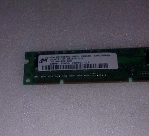 MICRON 128MB SDRAM PC100  CL2 16X16 4CHIPS 168PIN DIMM NON-ECC  - Picture 1 of 1