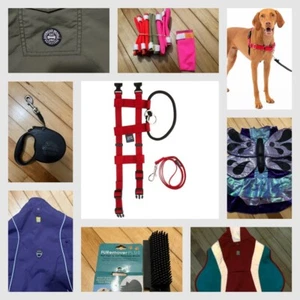 BUNDLE Ruffwear Muttluks Dog Booties Cordura Rain Coats Cesar Millan Illusion - Picture 1 of 24