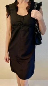 Women’s COSTUME NATIONAL C’N’C Black Silk Dress Size IT 40 - Picture 1 of 3