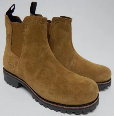Chaco Fields Sz 7 M EU 38 Womens Waterproof Suede Chelsea Boot Mustard JCH109222 - Image 1 of 4