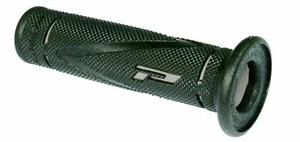 PROGRIP MANOPOLE GP RACING FORATE DUAL DENSITY SYSTEM BICOLORE GRIGIO-NERO 838 - Foto 1 di 1