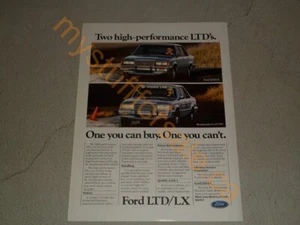 VARIOUS VINTAGE FORD LTD AD / ARTICLES - Bild 1 von 6