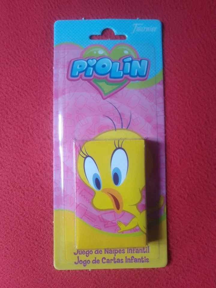 BARAJA DE CARTAS INFANTIL EN BLISTER DE FOURNIER NAIPES LOONEY TUNES PIOLÍN VER. - Imagen 1 de 2