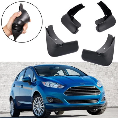 4 Mud Flaps Splash Guard Fender Car Mudguard for Ford Fiesta Hatch 2013-2016 — 第 1/4 张图片