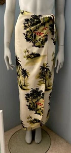 Tommy Bahama Gr. S Seide Tropical Hawaiian Wickelrock Midi Sarong Resort - Bild 1 von 17