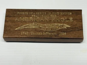 S.W. CUT USA AMERICAN EAGLE POCKET KNIFE THOMAS JEFFERSON LIMITED NIB - Picture 1 of 8