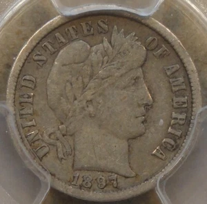 1897-O Barber Dime 10c PCGS Certified VF25 - Picture 1 of 4