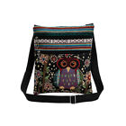 Owl Print Boho Crossbody Bag for Women & Girls