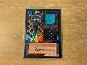 2021 Panini Obsidiana Calcio Terrazza Marshall Jr. Rookie Dual Patch Auto 14/99 - Foto 1 di 2