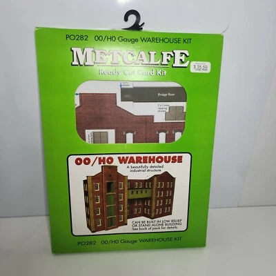 Metcalfe OO/HO Warehouse either stand alone or low relief card kit P0282 NEW - Image 1 of 4