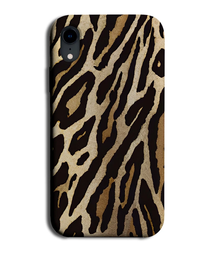 Leopard Print Phone Case Cover Realistic Looking Animal Print Skin Stripes BA05 — 第 1/1 张图片