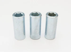 Set 3 dadi a canna M8 per mozzi ruota kart - Foto 1 di 2