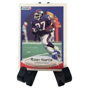 Tarjeta de fútbol americano novato Rodney Hampton 1990 actualización Fleer #U-11 envío gratuito - Imagen 1 de 2