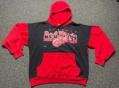 Sudadera con capucha vintage Detroit Red Wings nuez moscada Foto 1 de 4