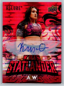 Kris Statlander 2024 Upper Deck AEW Allure Red Pulsar Auto #39 - Picture 1 of 2